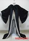 Black Gray Cape Hooded Cloak Renaissance Wizard Robes