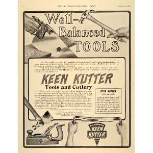  1907 Ad Antique Keen Kutter Tools Cutlery Vintage 