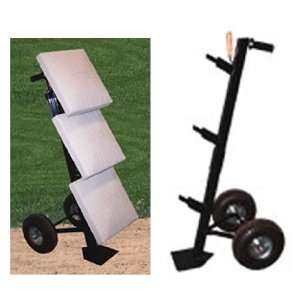  Professional Baseball/Softball Base Cart BLACK CART ONLY 