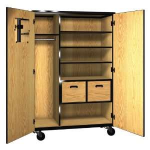  Teachers Storage and Wardrobe Cabinet with Drawers and 