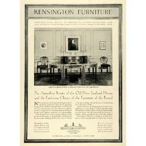  1928 Ad Dinning Table American Hepplewhite Mahogany Furniture 