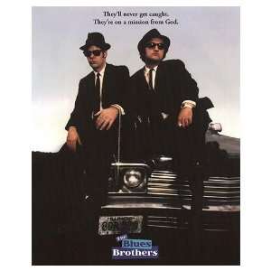  Blues Brothers Movie Poster, 8 x 10 (1980)