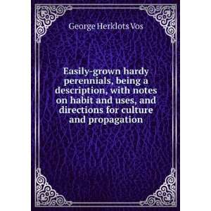   and directions for culture and propagation George Herklots Vos Books