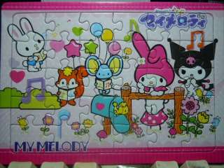 Mini 30Pcs Jigsaw Puzzle Lovely ~ My Melody & Kuromi #5  