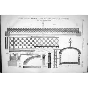  DESIGN VERNON BRIDGE 1870 MERSEY STOCKPORT ENGINEERING 
