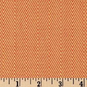  54 Wide Braemore Kiawah Herringbone Coral Fabric By The 