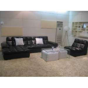 Vig Furniture Bo3935B Modern Leather Sectional Sofa 