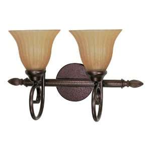  Nuvo 60/2412 Moulan 2 Light Bathroom Lights in Copper 