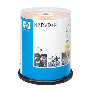  Hewlett Packard HP DVD+R (4.7 GB) (16x) Branded (100 Package 