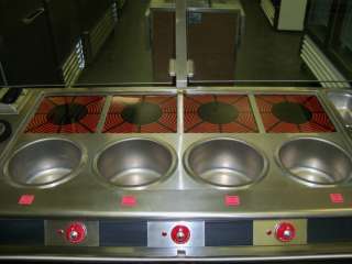 Used American Metal Heated Soups On Buffet Table Chili Soup  