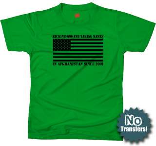 USA in Afghanistan War Army Military Funny New T shirt  