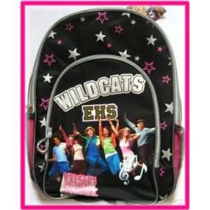  High School Musical Backpack   black w/ pink trim Toys 