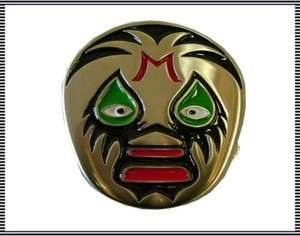 MIL MASCARA Lucha Libre Wrestler Mask logo Belt Buckle  