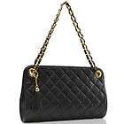 More Like BLACK Tassel key hold Deco Quilting Chain Shoulder BAG 