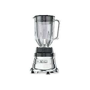  Waring BB160 Chrome Plated Blender & 48 oz Poly Container 