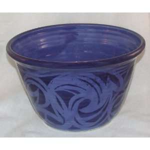    Large Blue Celtic Bowl by Moonfire Pottery