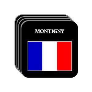  France   MONTIGNY Set of 4 Mini Mousepad Coasters 