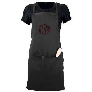 Augusta Waiter Apron With Pockets   Black 