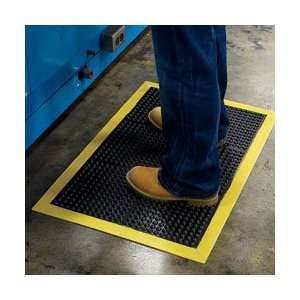 WEARWELL Ortho Stand Mats   Black/yellow  Industrial 