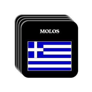  Greece   MOLOS Set of 4 Mini Mousepad Coasters 