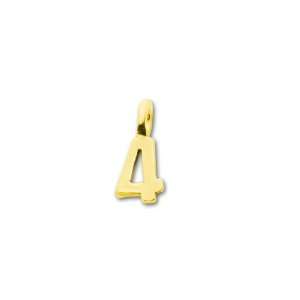  Gold Vermeil Number Charms   4