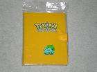 Pokemon Yellow Bulbasaur Booklet/Binder/Folder Card Holder (FACTORY 