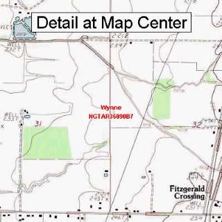  USGS Topographic Quadrangle Map   Wynne, Arkansas (Folded 