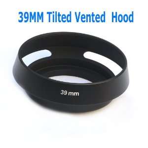  EzFoto 39mm Tilted Vented Metal Lens Hood Shade for Leica 