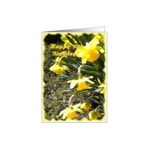  General 30th Birthday Daffodils Card Toys & Games