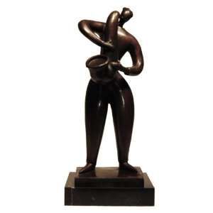  Bronze Sculpture Modern Saxophone Musician Abstract Art 