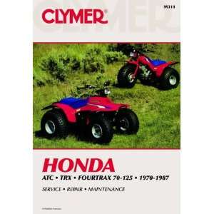  CLYMER HONDA ATC, TRX 70 125, FOURTRAX 70 87 Automotive