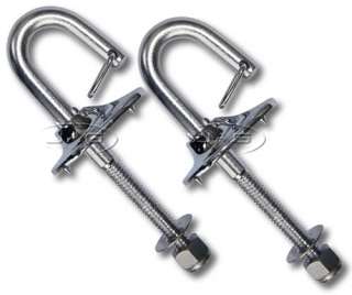 STAINLESS STEEL Water Ski Boat Transom Tow Hooks  