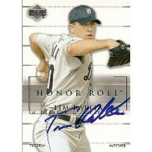   Kalita Signed Detroit Tigers 02 UD Honor Roll Card 
