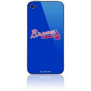   Skin for iPhone 4/4S   MLB ATL Braves Cell Phones & Accessories