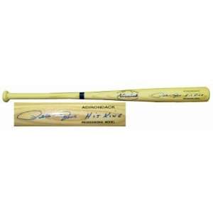   Rose Autographed/Hand Signed Adirondack Bat with Hit King Inscription