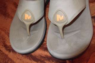 Mens MERRELL Ultra Thong Gray Sandals   Size 8 M   WATERPROOF