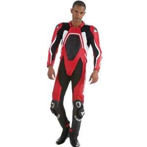  DAINESE MISSION D SKIN 1 PC SUIT BLACK/RED 42 USA/52 EURO 
