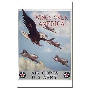  Wings Over America Air Corps Military Mini Poster Print by 