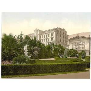   Reprint of Abbazia, Hotel Stephanie and park, Istria, Austro Hungary