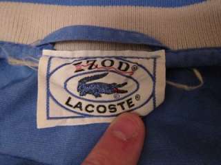   Vtg 80s Izod Lacoste Mens Alligator Logo Swag Cotton Track Jacket Sz S