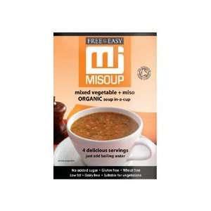 Free Natural Mixed Veg Miso Soup 4 x 15g  Sports 