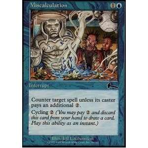    Magic the Gathering   Miscalculation   Urzas Legacy Toys & Games