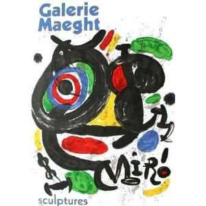  Galerie Maeght, Sculptures by Joan Miró, 22x31