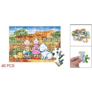   Children Pet Dog House Paper Jigsaw Puzzle Toy for Kids Toys & Games