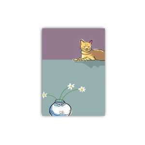  Paper Russells PAPR396 Greeting Card, 5x7 Inch   Brown Cat 