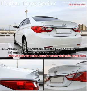 Hyundai 10 11+ SONATA Rear Trunk Urethan Lip Spoiler ★ Painted 