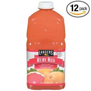 Langers Ruby Red Grpfruit Juice, 16 Ounces (Pack Of 12)