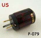 New Brass P 029 US Power Plug & C 029 IEC (Transparent)  