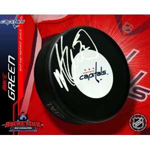 Mike Green Washington Capitals Autographed Hockey Puck  