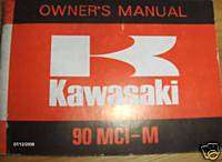 1973 1974 Kawasaki 90 MC1   M Owners Manual  